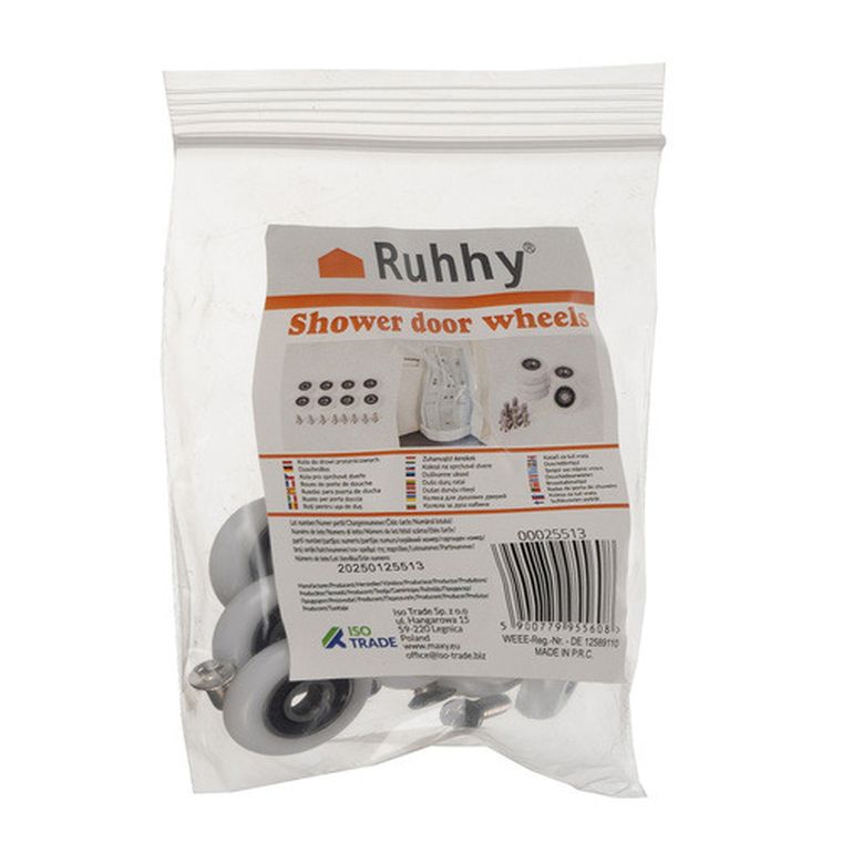 Ruhhy, kółka do kabiny prysznicowej