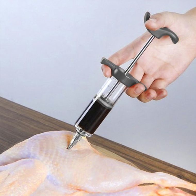 Ruhhy, nastrzykiwarka do mięsa + 3 igły