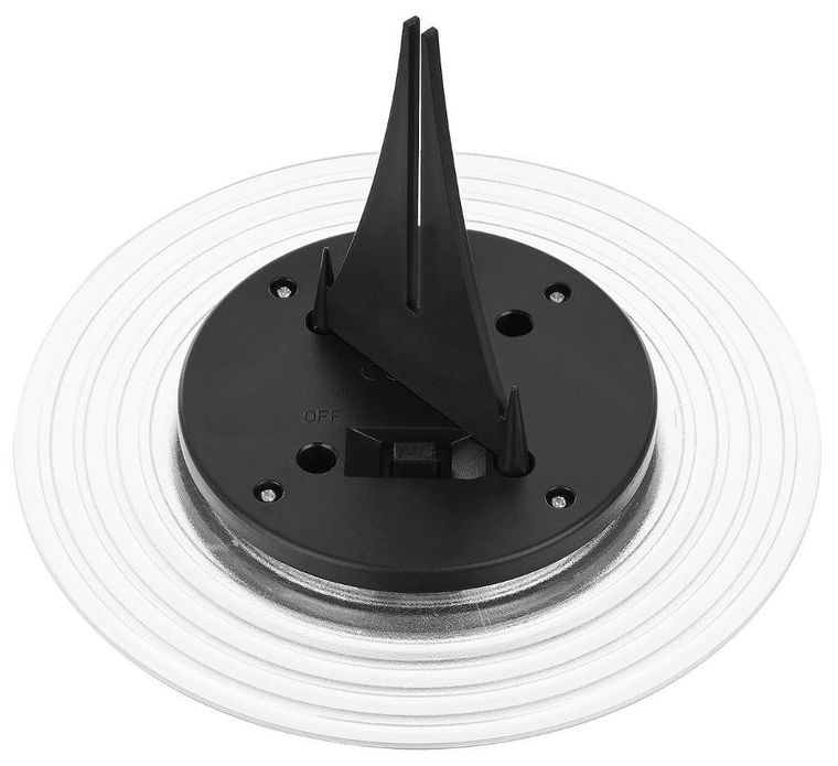 Saska Garden, lampa solarna dyskowa, 28 led, do wbicia w grunt lub montażu na ścianie