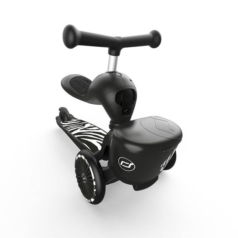 Scoot & Ride, Highwaykick 1, Lifestyle, jeździk i hulajnoga 2w1, Zebra