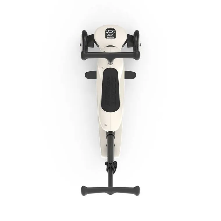 Scoot & Ride, Highwaykick 1, Push and Go, jeździk i hulajnoga z rączką do prowadzenia 2w1, Ash