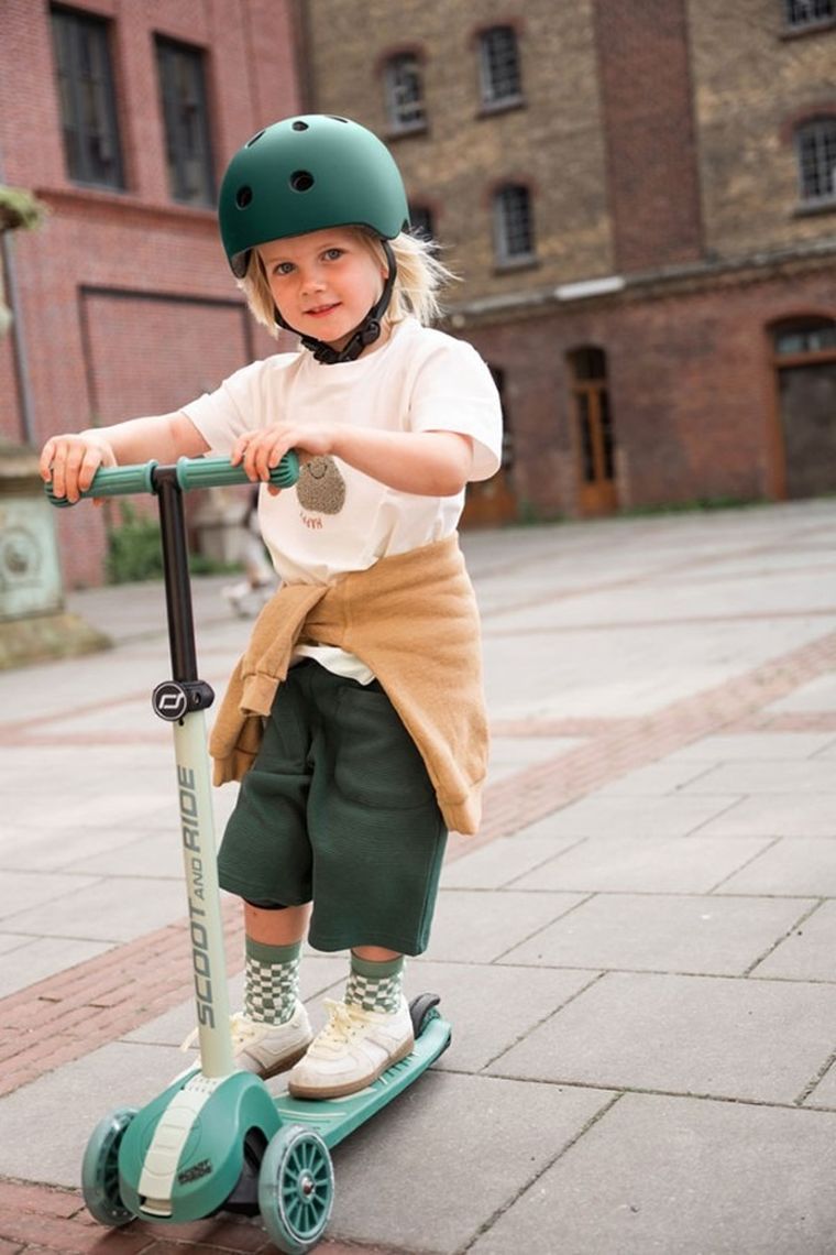 Scoot & Ride, Highwaykick 3S, hulajnoga z systemem sterowania 2w1, Forest