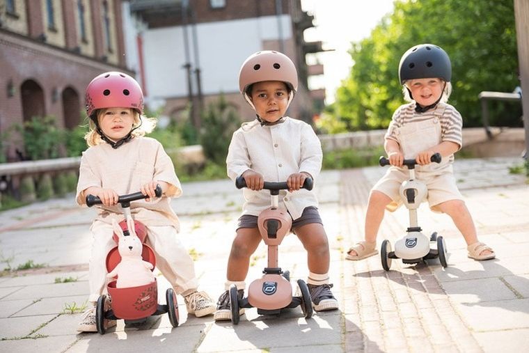 Scoot & Ride, kask ochronny, Mocha, rozmiar 45-51 cm