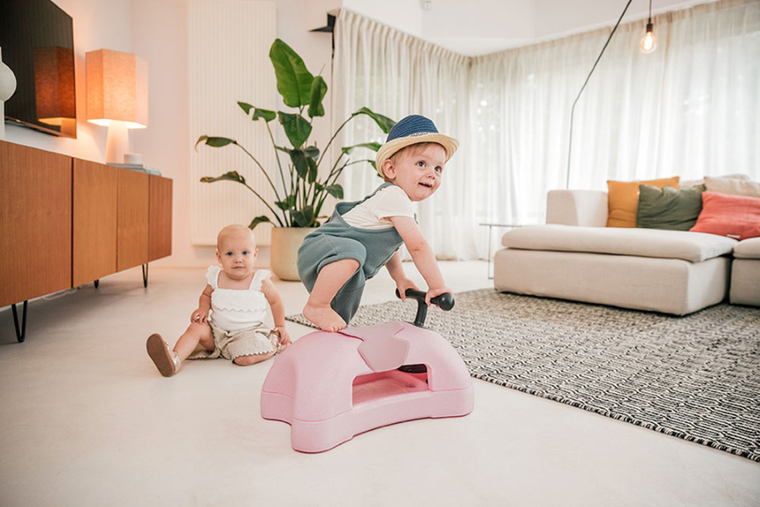 Scoot & Ride, My First, ewolucyjny jeździk pchacz, rose, 3w1