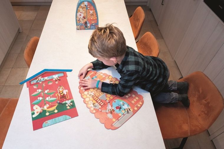 Scratch, Pszczoły i Ul, puzzle dwustronne XL, 2-20 elementów