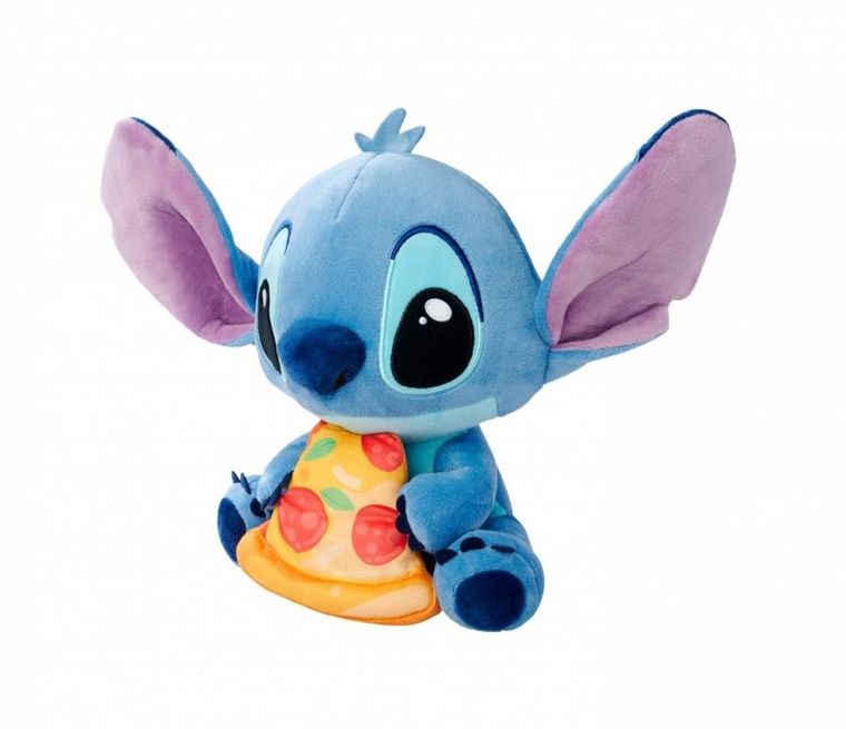 Simba, Lilo i Stitch, maskotka, z pizzą, 25 cm