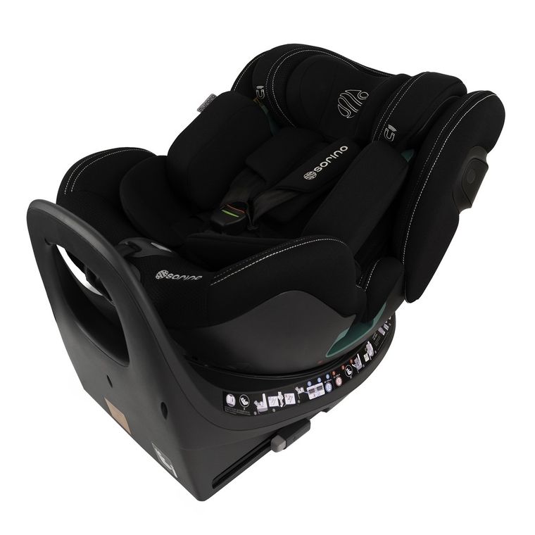 Sorino, Aurora, fotelik samochodowy z bazą, 360°, black, 40-150 cm