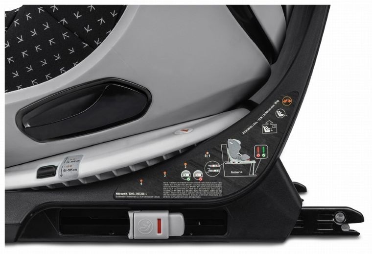 Storchenmühle, Niki Start M, fotelik samochodowy, Onyx, 61-105 cm