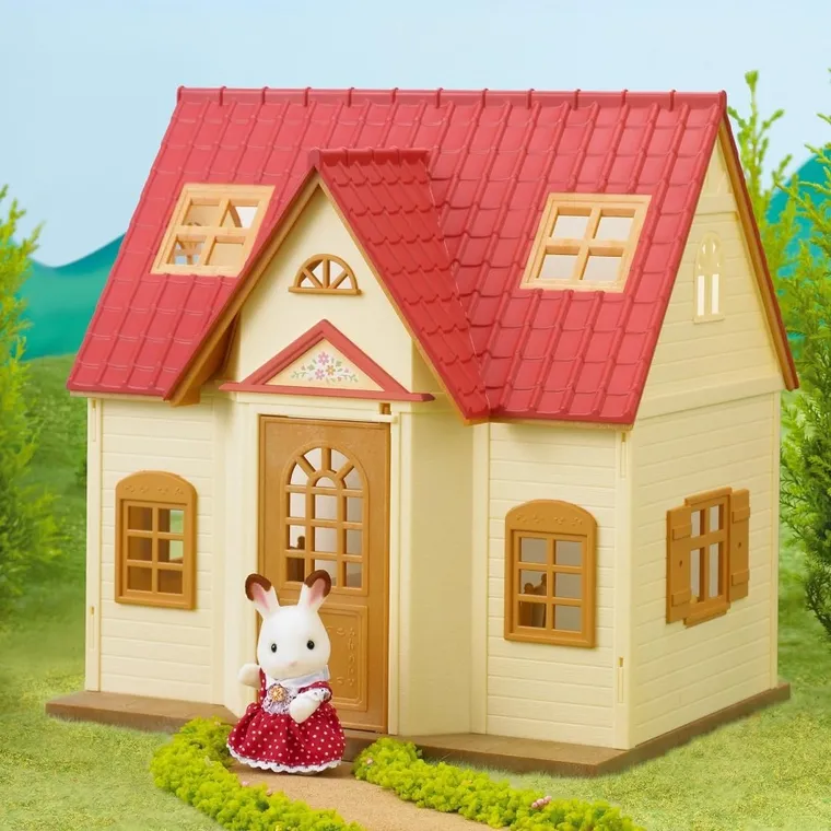 Sylvanian Families, Przytulny domek wiejski, zestaw startowy z figurką, 5242/5303