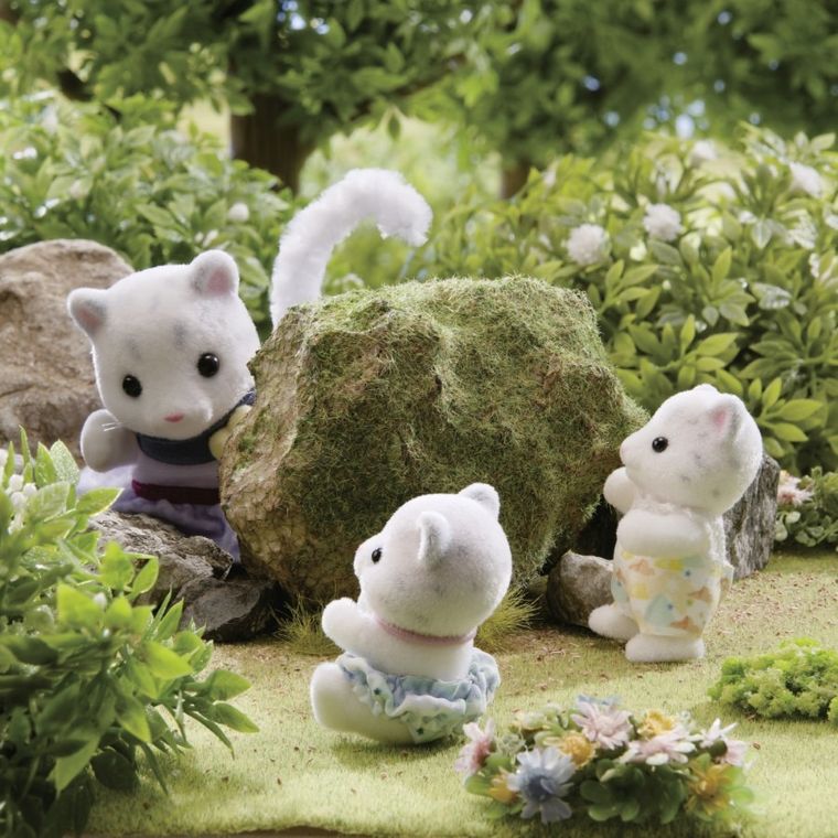 Sylvanian Families, Rodzina Śnieżnych Leopardów, zestaw figurek, 5814