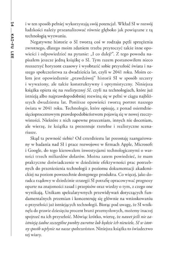 Sztuczna inteligencja 2041. 10 wizji przyszłości
