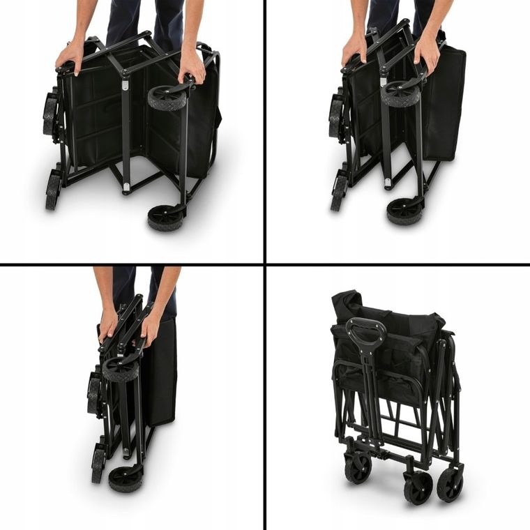 Tadar, wózek turystyczny/plażowy, 100l, 73-90-46,5 cm