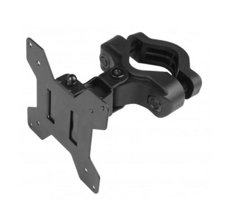 Techly, uchwyt na słup do monitora, LED/LCD 13-30, 10 kg, VESA regulowany, czarny