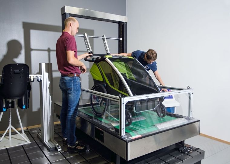 Thule, Chariot Cab 2, przyczepka rowerowa dla dzieci, oliwkowy/szary