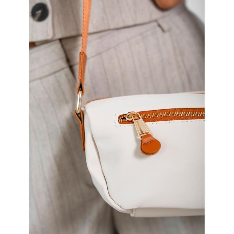 Torebka listonoszka, beżowa, Peterson