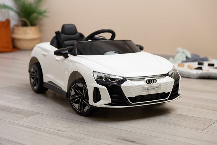 Toyz, Audi RS E-Tron GT, pojazd na akumulator, biały