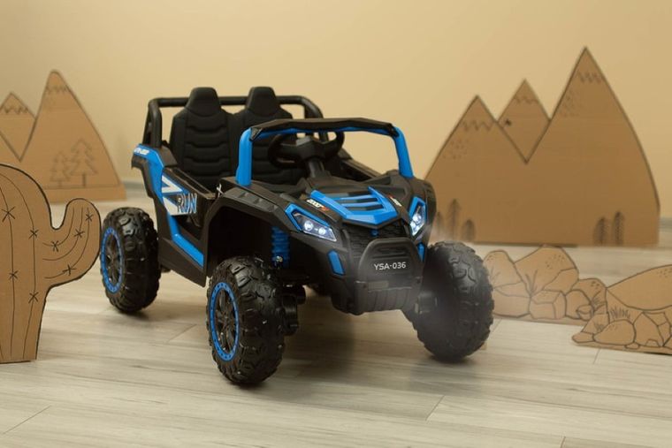 Toyz, Axel, pojazd na akumulator, niebieski