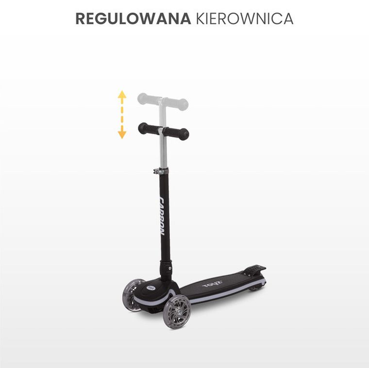 Toyz, Carbon, hulajnoga 3-kołowa, light blue