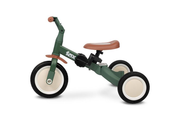 Toyz, Fox, rowerek trójkołowy, biegowy, green