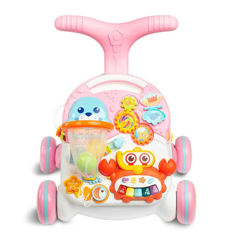 Toyz, Spark, chodzik, stolik edukacyjny, 2w1, pink