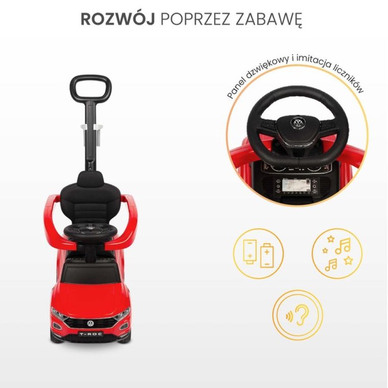 Toyz, Volkswagen T-Roc, jeździk, White