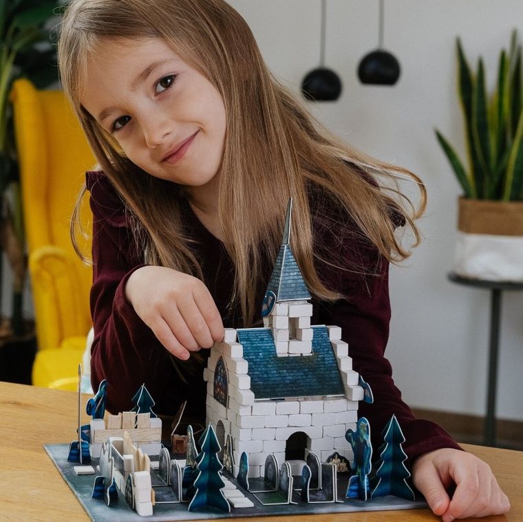 Trefl, Buduj z cegły, Halloween, Upiorna Krypta, zestaw kreatywny