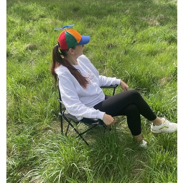 Trizand, krzesło wędkarskie, szare