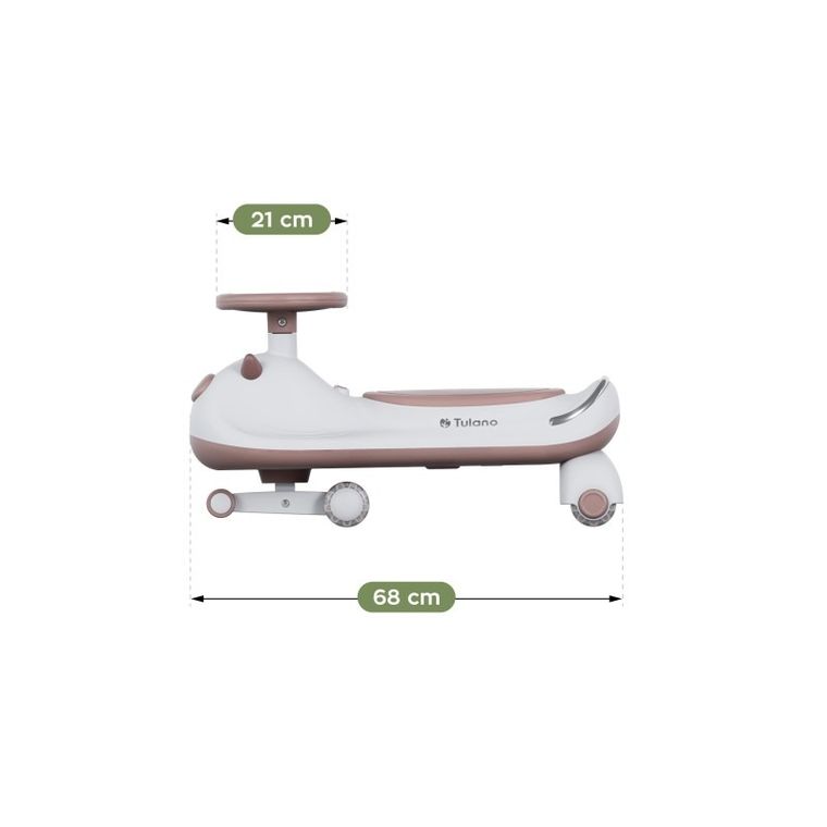 Tulano, Focus 45, jeździk grawitacyjny, grey