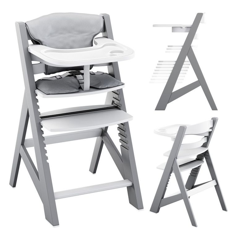 Tulano, Morsel 40, krzesełko do karmienia, grey-white