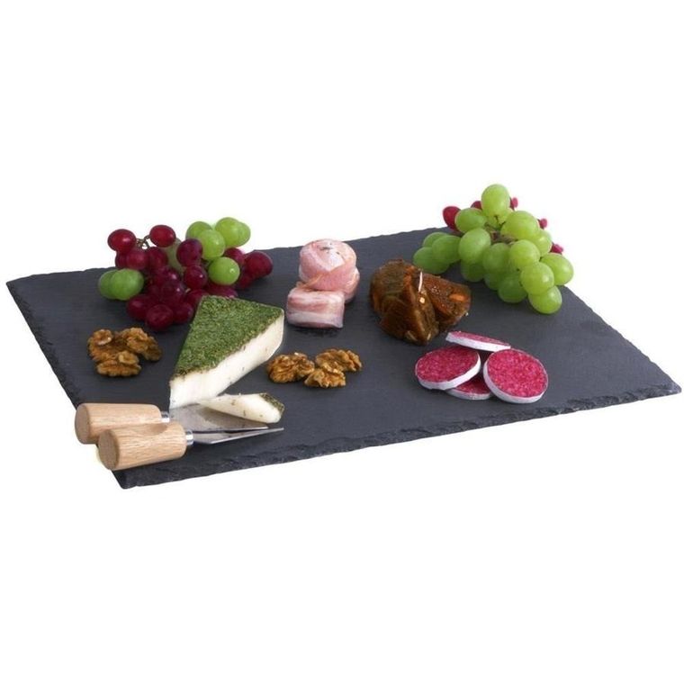 Vilde, Taca do serwowania kamienna łupek prostokątna, 30-20 cm