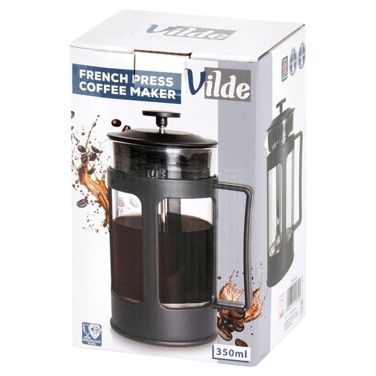 Vilde, zaparzacz tłokowy, do kawy i herbaty, szklany, 350 ml