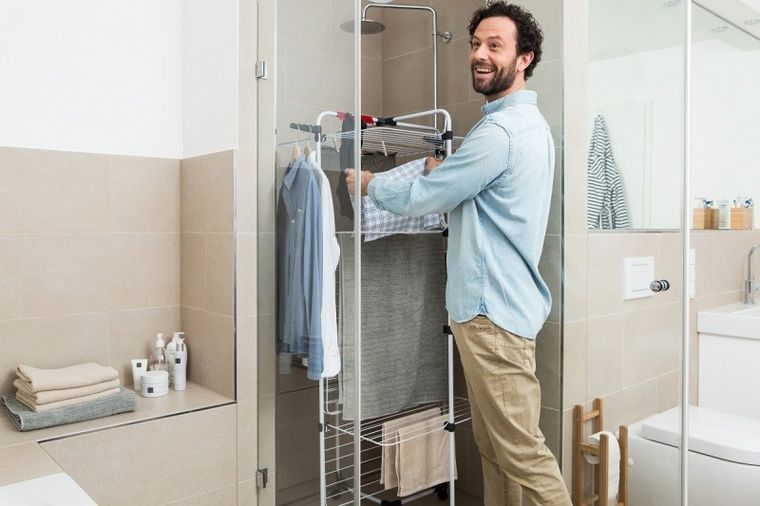 Vileda, Mixer 4, suszarka na pranie, pionowa, wewnętrzna, stojąca, 157237