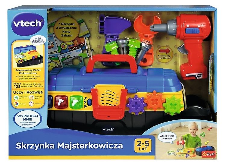 Vtech, Skrzynka Majsterkowicza, zabawka interaktywna