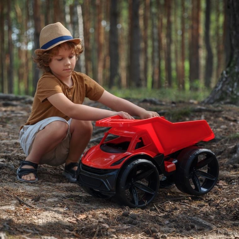 Wader, Maximus, wywrotka, czerwona, 59 cm