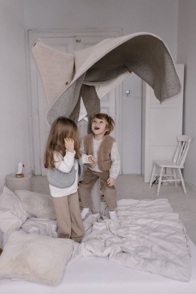 Zaffiro, Nevada, koc wełniany, 75-100 cm, beige