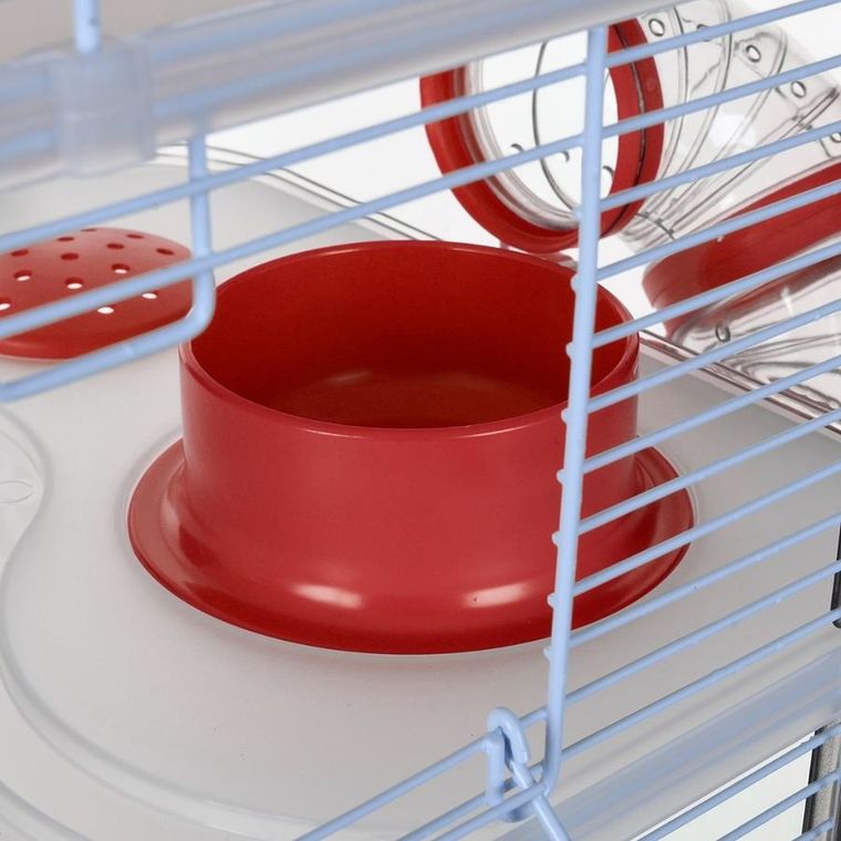 Zolux, Rody3 Trio, klatka dla gryzoni, czerwony