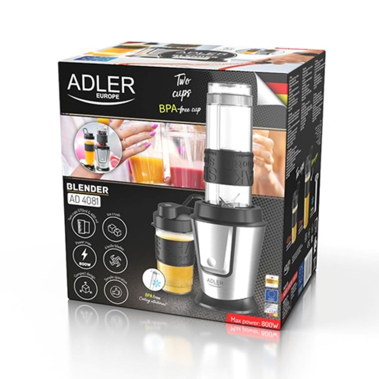 Adler, blender personalny z wkładem chłodzącym, AD 4081
