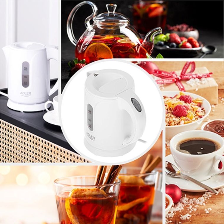 Adler, czajnik plastikowy, 0,8l