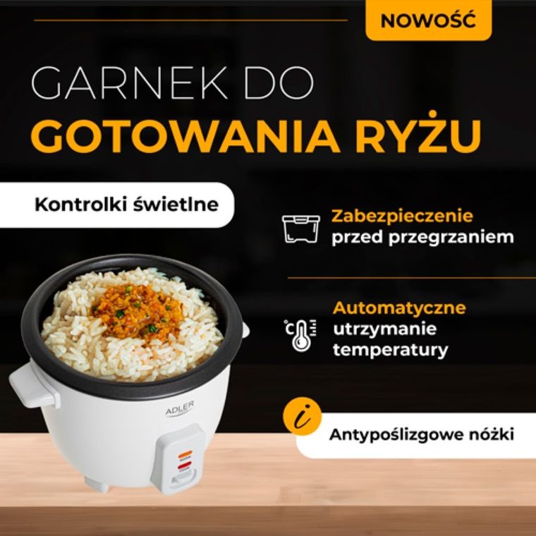 Adler, garnek do gotowania ryżu, 0,6l