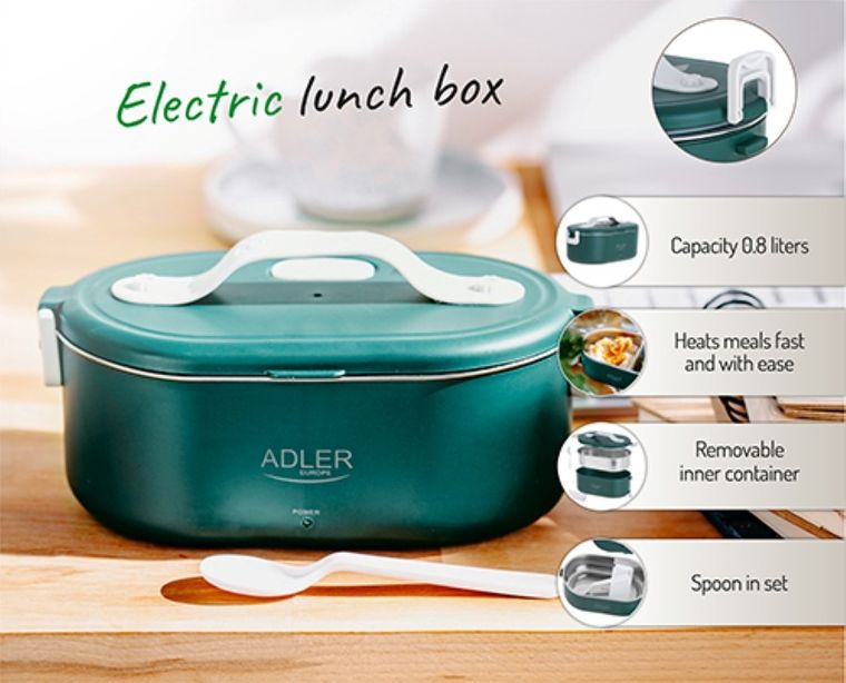 Adler, metalowy pojemnik na żywność, podgrzewany