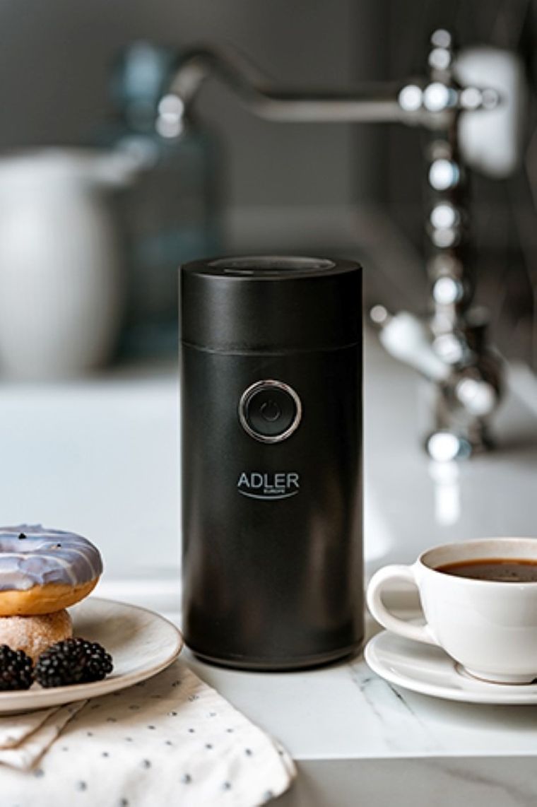 Adler, młynek do kawy, czarno-srebrny, AD 4446