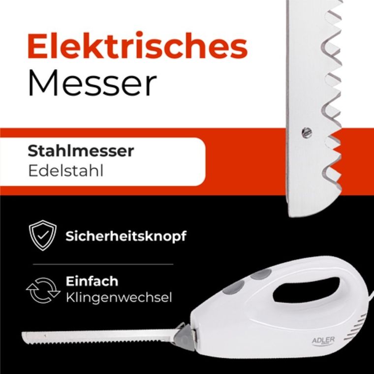 Adler, nóż elektryczny