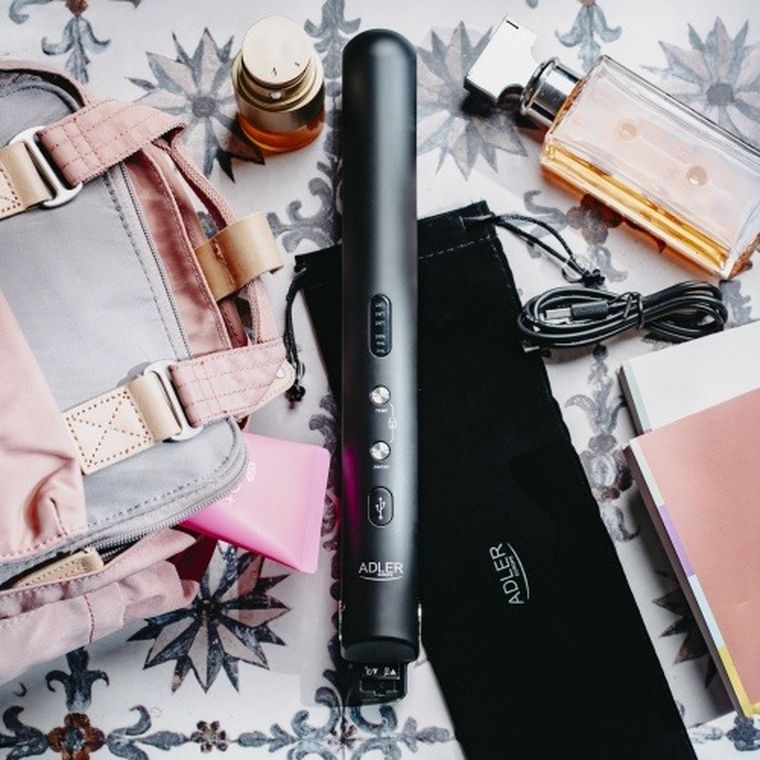 Adler, prostownica bezprzewodowa podróżna, USB