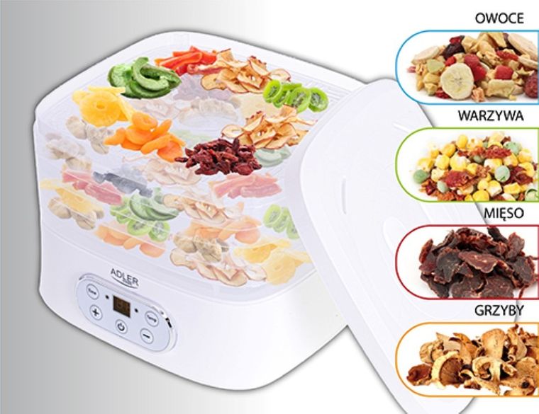 Adler, suszarka do owoców i warzyw, AD6658