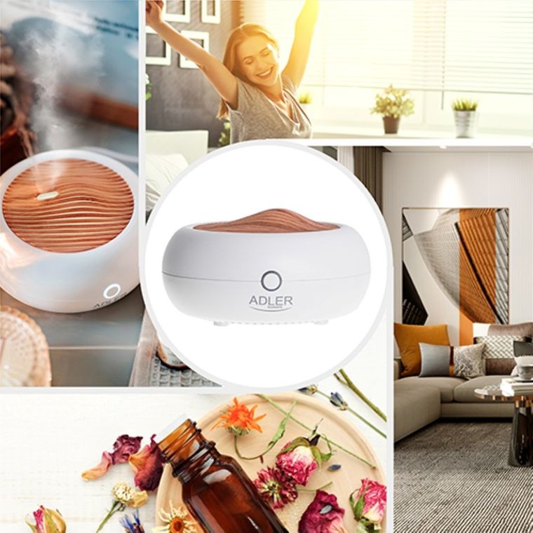 Adler, ultradźwiękowy dyfuzor zapachowy USB 3w1