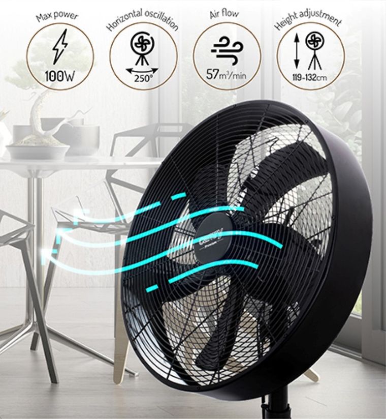 Adler, wentylator stojący, 40 cm, CR7329