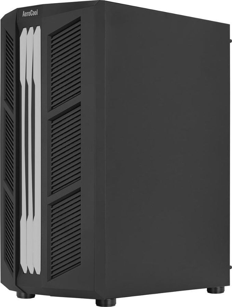 Aerocool, PGS Prime-G-BK-v1, obudowa komputerowa, RB, czarna