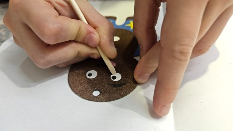 Alexander, Piaskowe Malowanki, Ozdoby na Choinkę: Ciastek, zestaw kreatywny