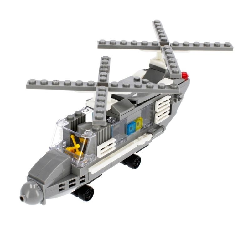 Alleblox, helikopter wojskowy, klocki konstrukcyjne, 179 elementów
