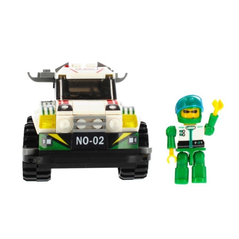 Alleblox, samochód wyścigowy, klocki konstrukcyjne, 173 elementów elementów